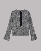 Dark Sequin Blouse - Product photo