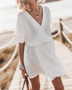 Light Linen Kimono Dress - Product photo
