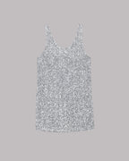 Light Sequin Tank Dress - Product photo