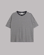 Striped Long Loose Thin Linen Shirt - Product photo