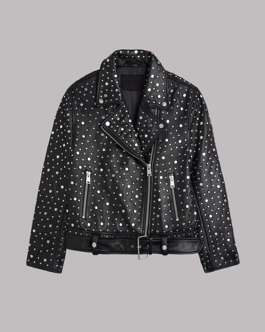 Chaqueta de cuero con tachuelas - Foto del producto