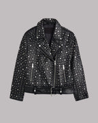 Chaqueta de cuero con tachuelas - Foto del producto