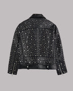 Chaqueta de cuero con tachuelas - Foto del producto