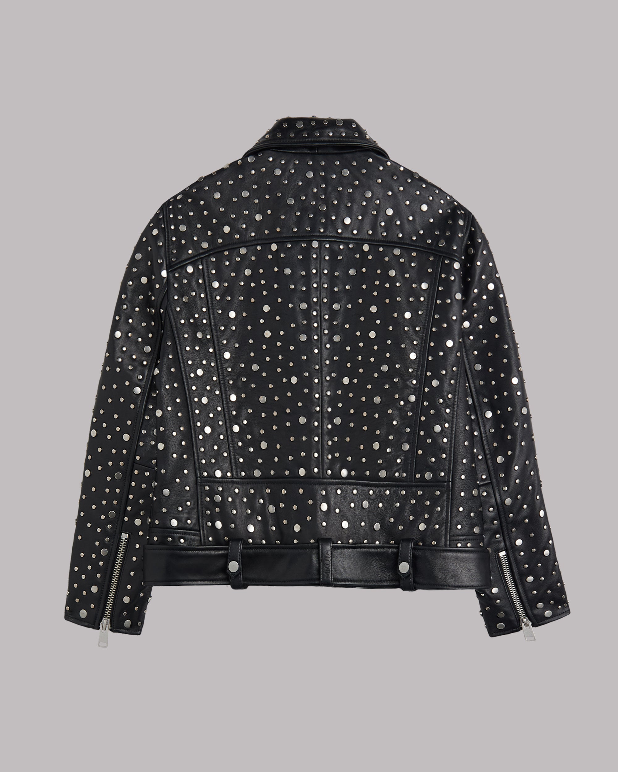 Chaqueta de cuero con tachuelas - Foto del producto