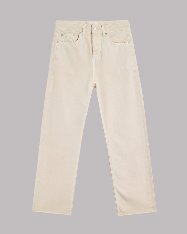 The Beige Cropped Jeans