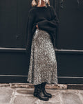 Jupe The Dark Long Sequin