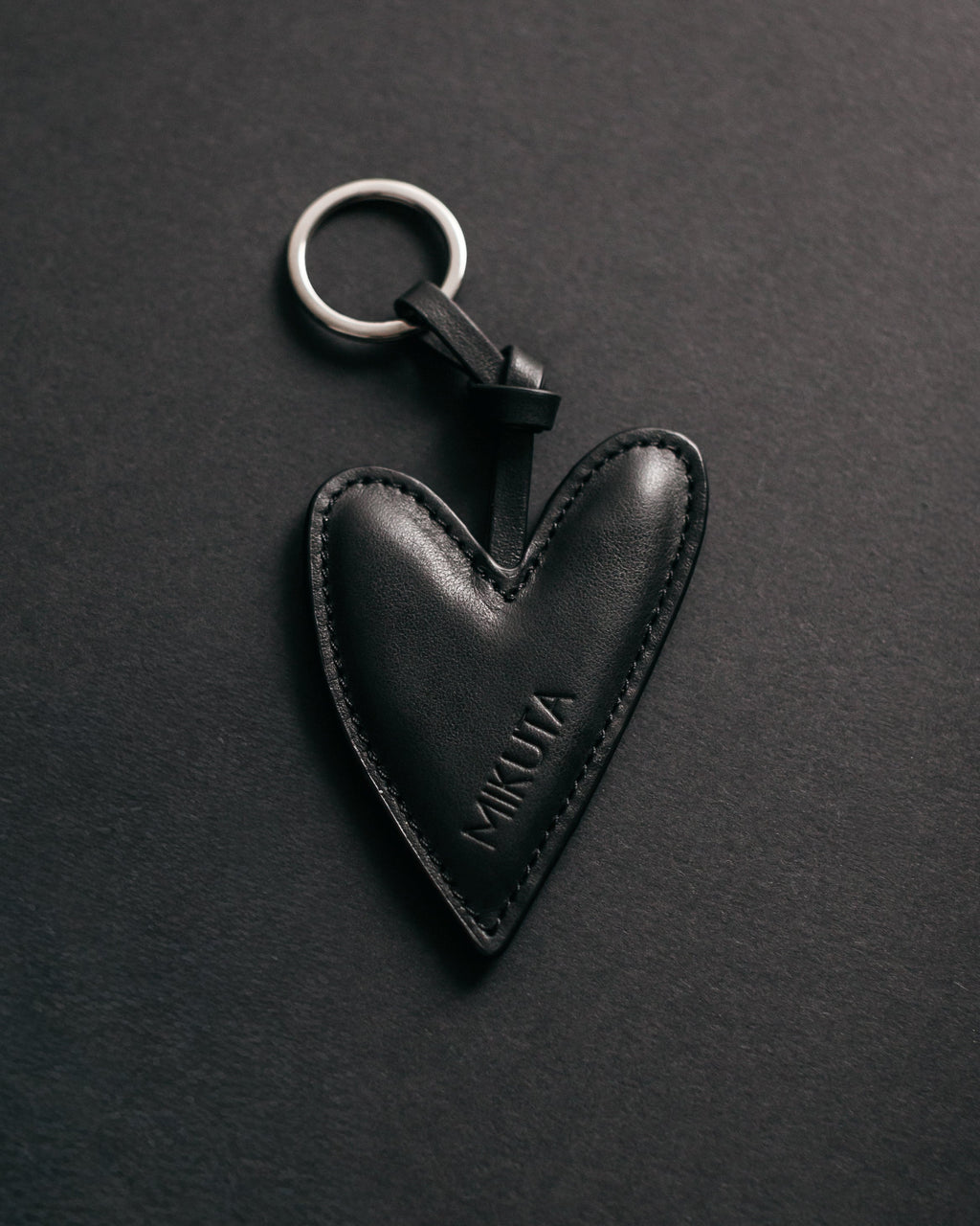 The Black Heart Keychain