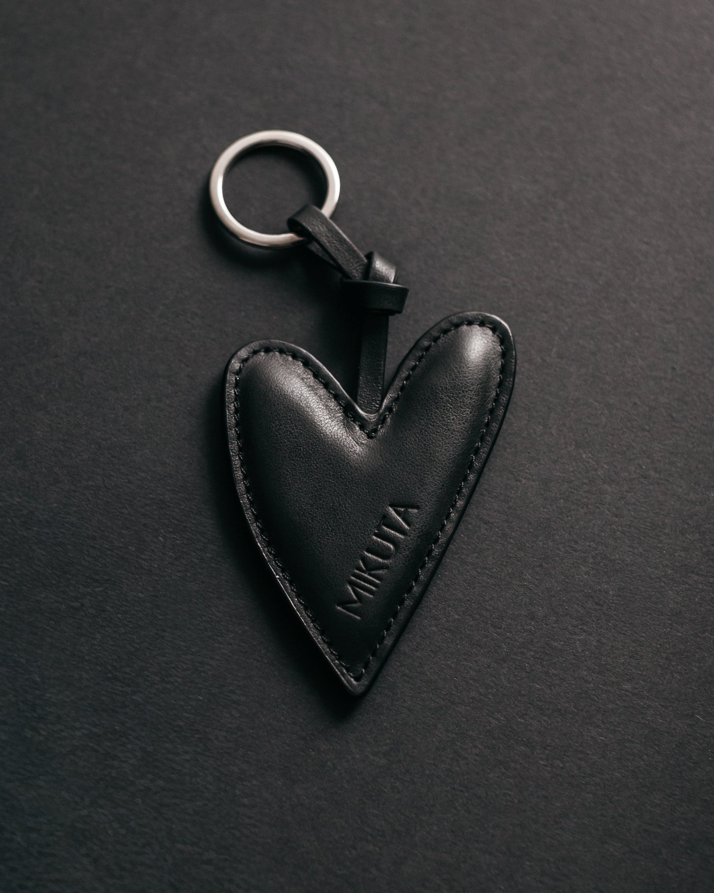 The Black Heart Keychain