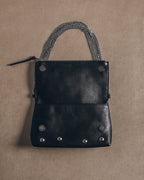 The Black Studded Zowie Bag Product Shot - Product photo