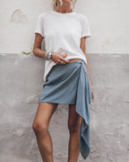 The Blue Cascade Skirt
