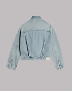 La chaqueta vaquera holgada azul Foto del producto - Foto del producto
