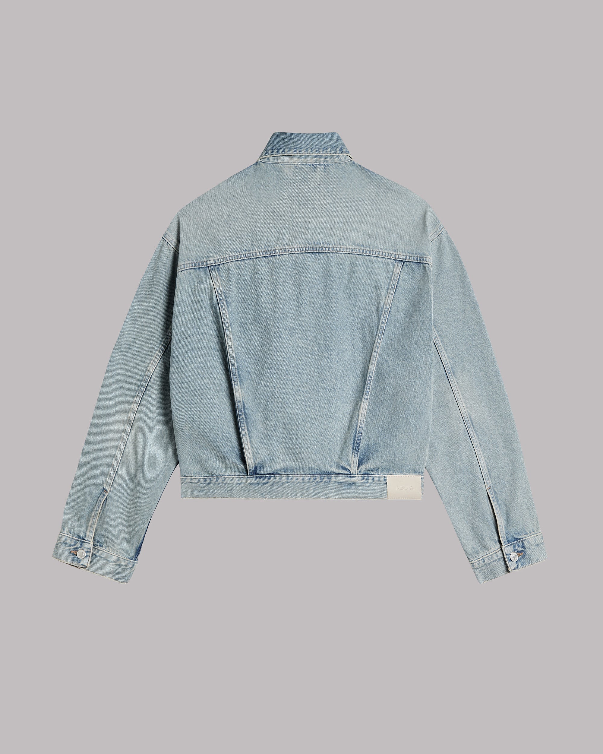 La chaqueta vaquera holgada azul Foto del producto - Foto del producto