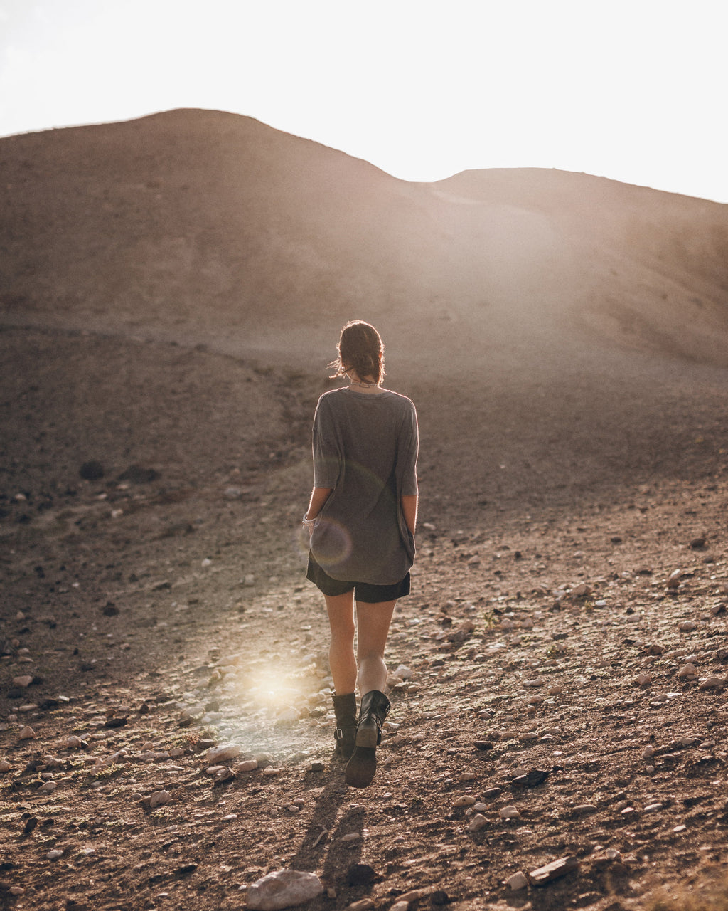 The Boots Camisa extragrande The Dark Cotton Boxer Shorts Desierto de California - Foto del producto