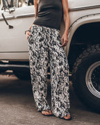 Los pantalones fluidos dálmata
