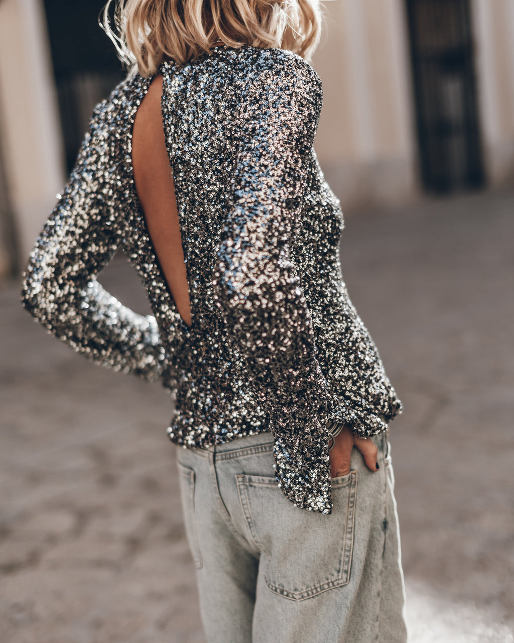 Blouse The Dark Sequin