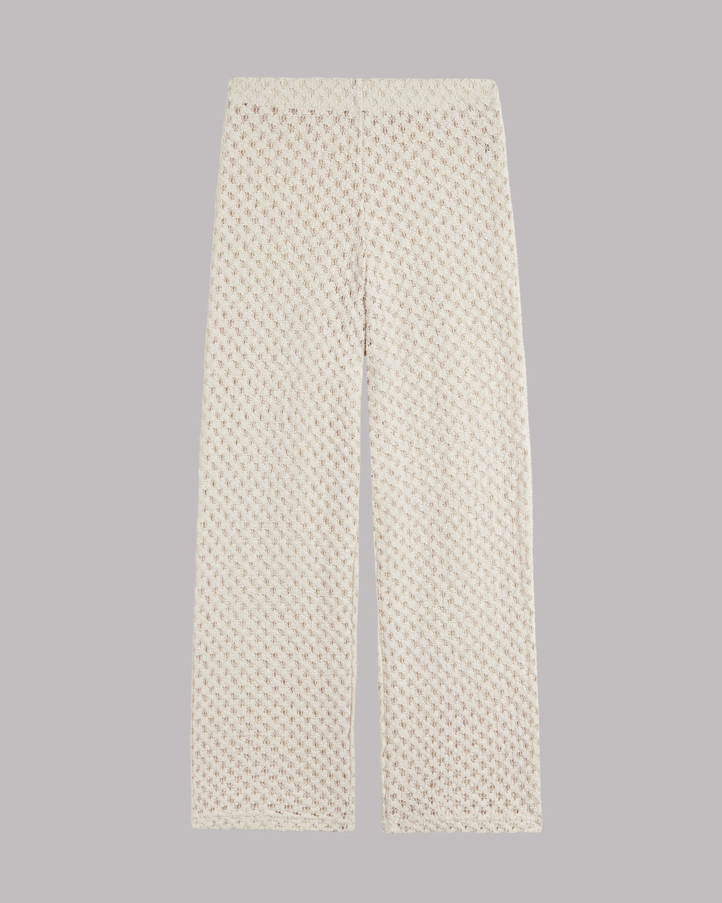 Los pantalones de crochet color crudo Foto del producto - Foto del producto