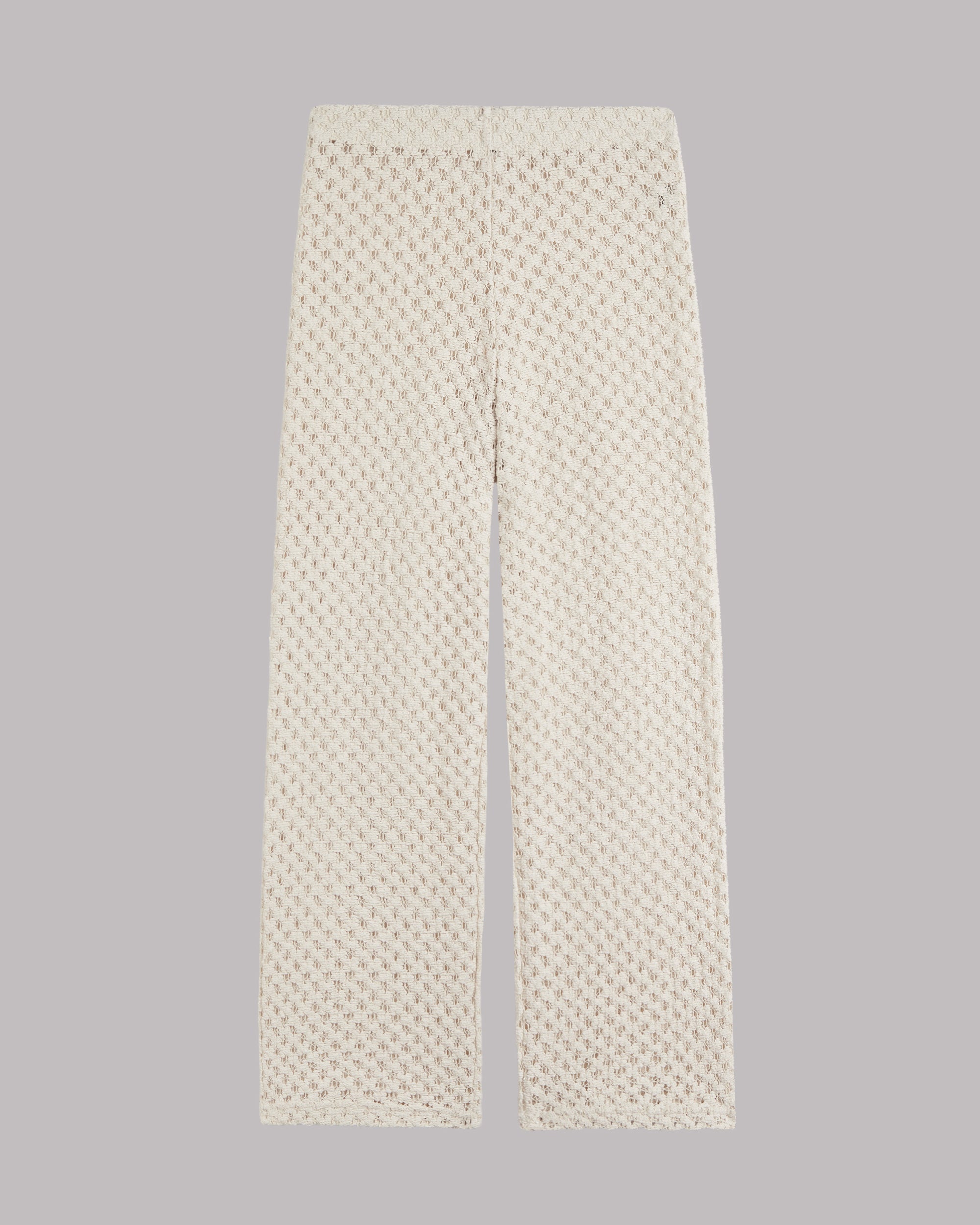 Los pantalones de crochet color crudo Foto del producto - Foto del producto