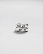 Anillo MIKUTA love me con estilo - pila de anillos románticos