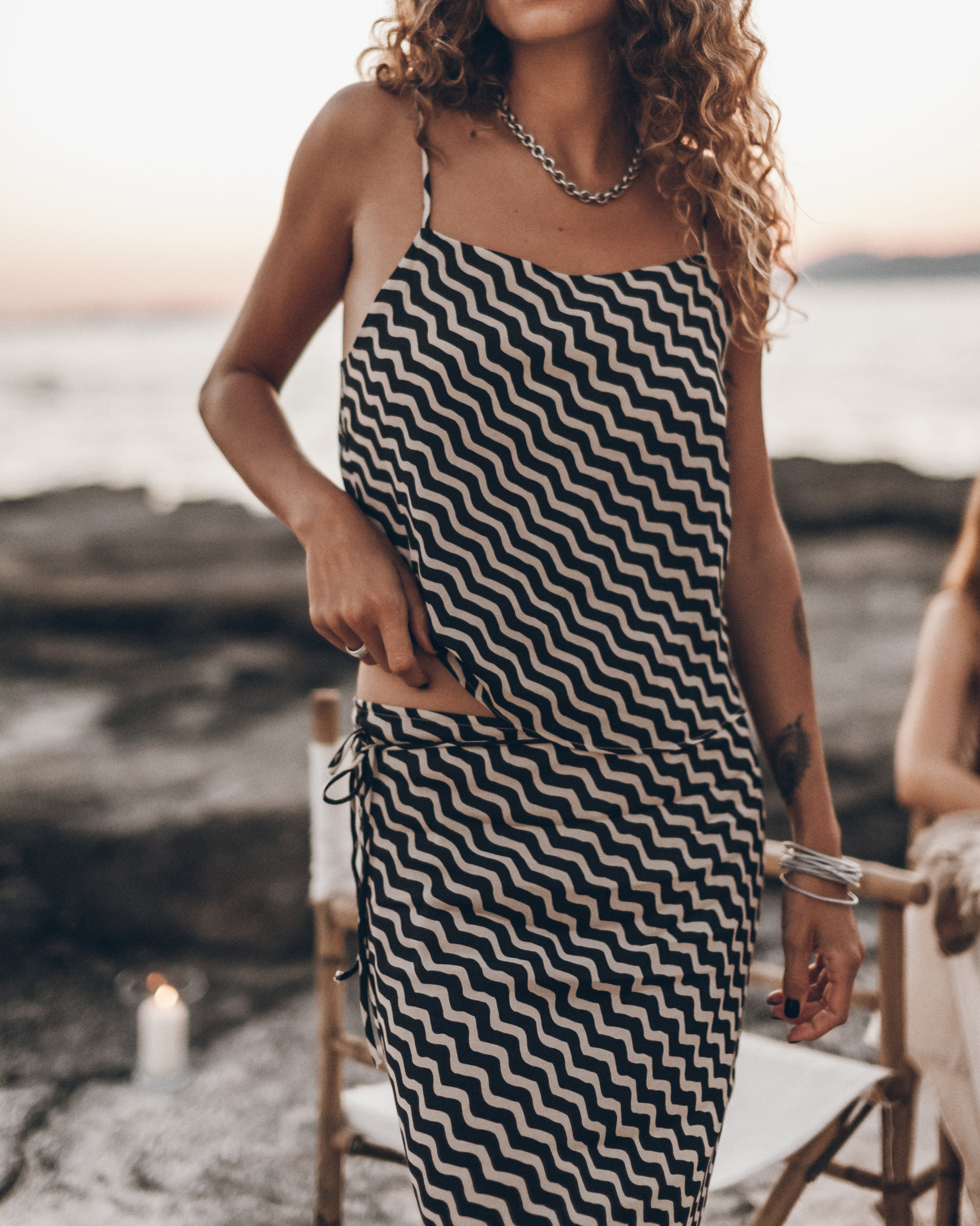Top The Striped Sheer