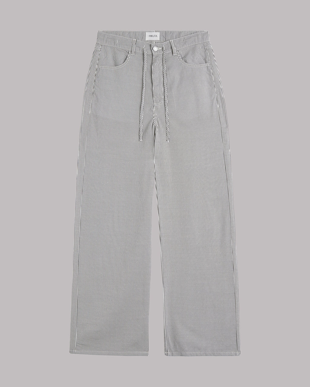 The Striped Tied Waist Pants Product Shot - Product photo