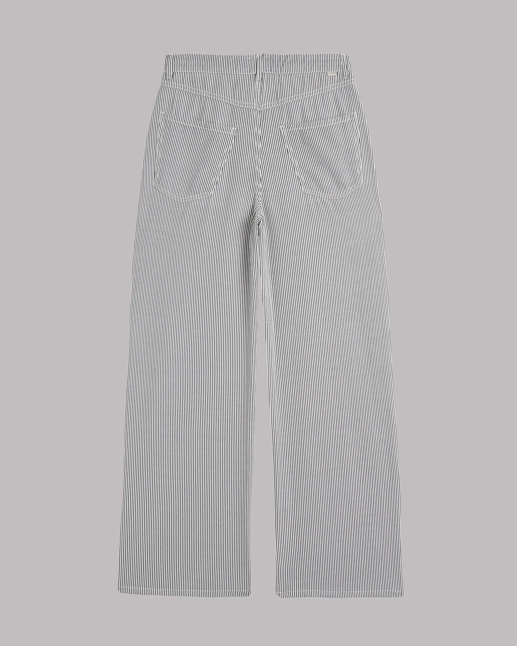 The Striped Tied Waist Pants Product Shot - Product photo