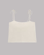 The White Crochet Camisole