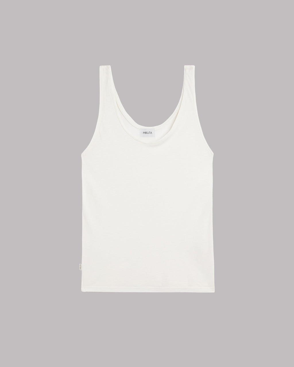 The White Regular Tank Top - Product photo