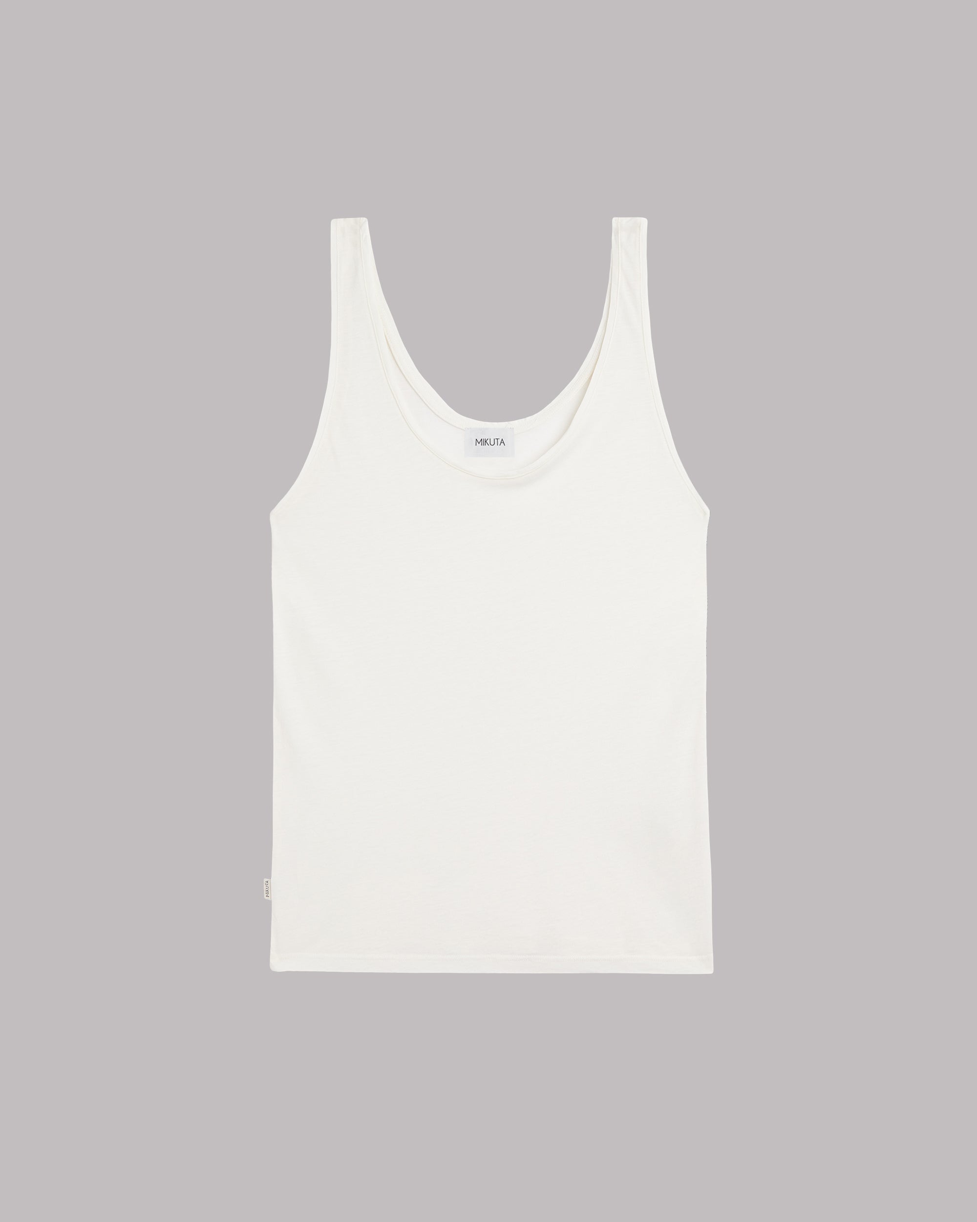 The White Regular Tank Top - Product photo