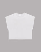 Camisa blanca con mangas de murciélago - Foto del producto