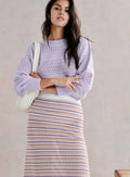 Milet Knitted Top - Lilac
