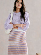 Milet Knitted Top - Lilac