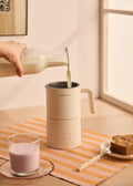 Milk Frother Studio Pro - Mousseur & Chauffe-Lait Compatible Lave-Vaisselle - Blanc Cassé