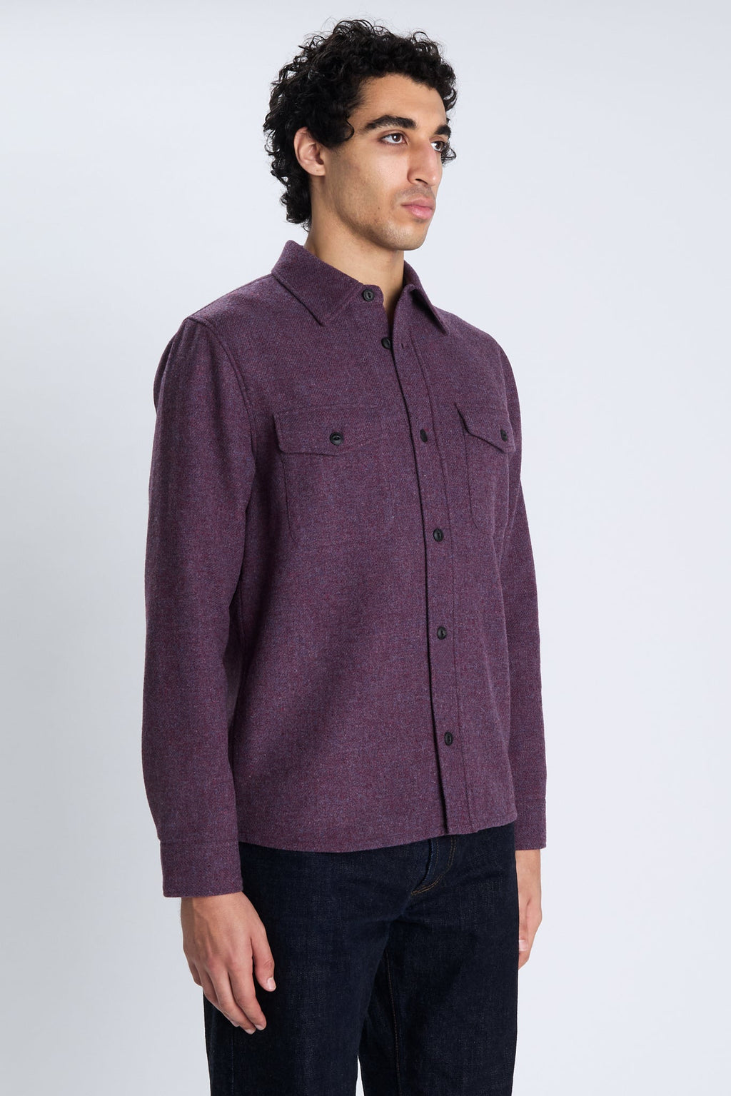 Surchemise Milo - Prune