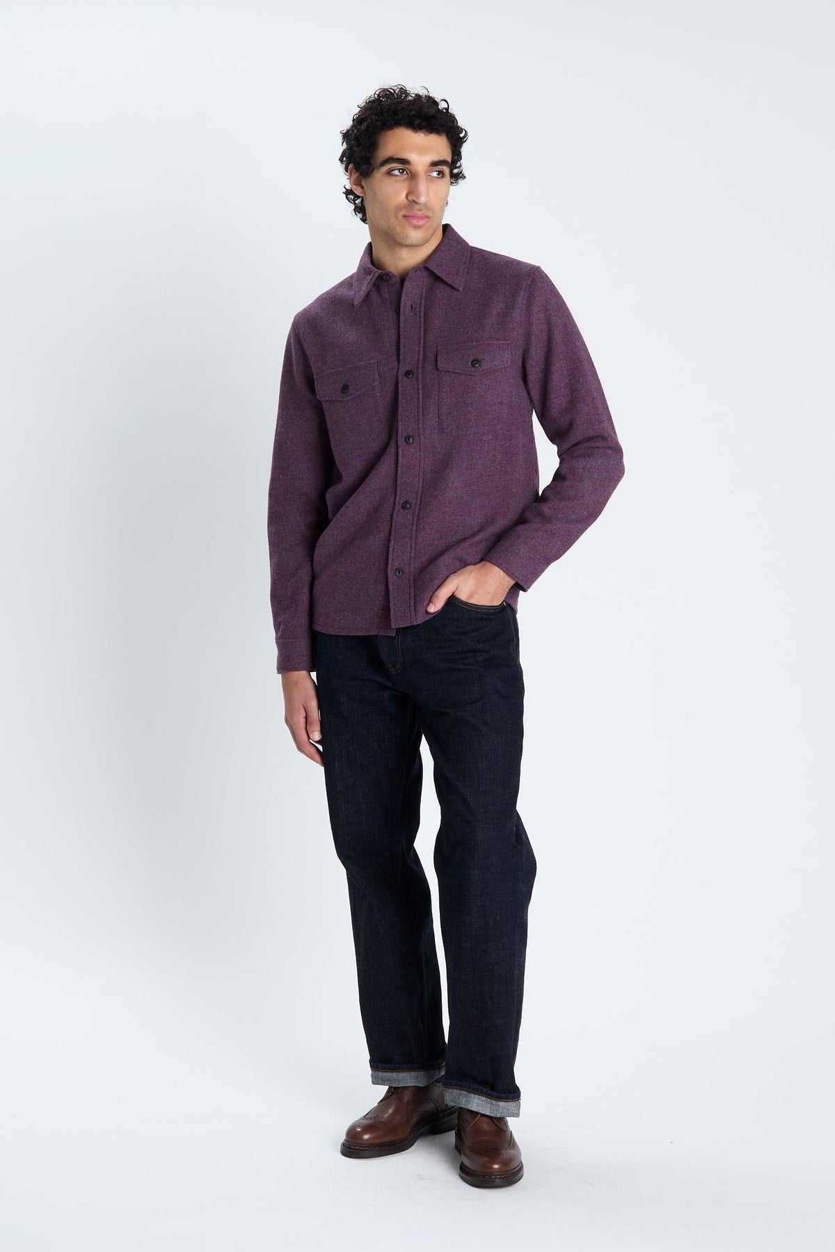 Surchemise Milo - Prune