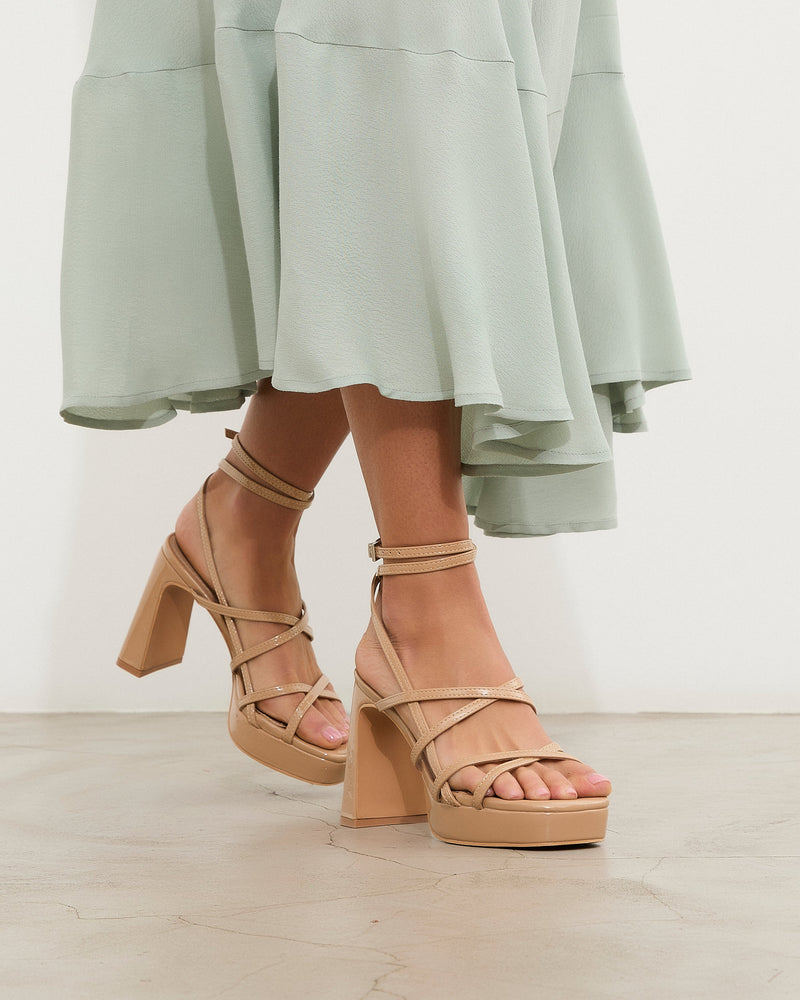 Sandales À Talons Nori - Nude
