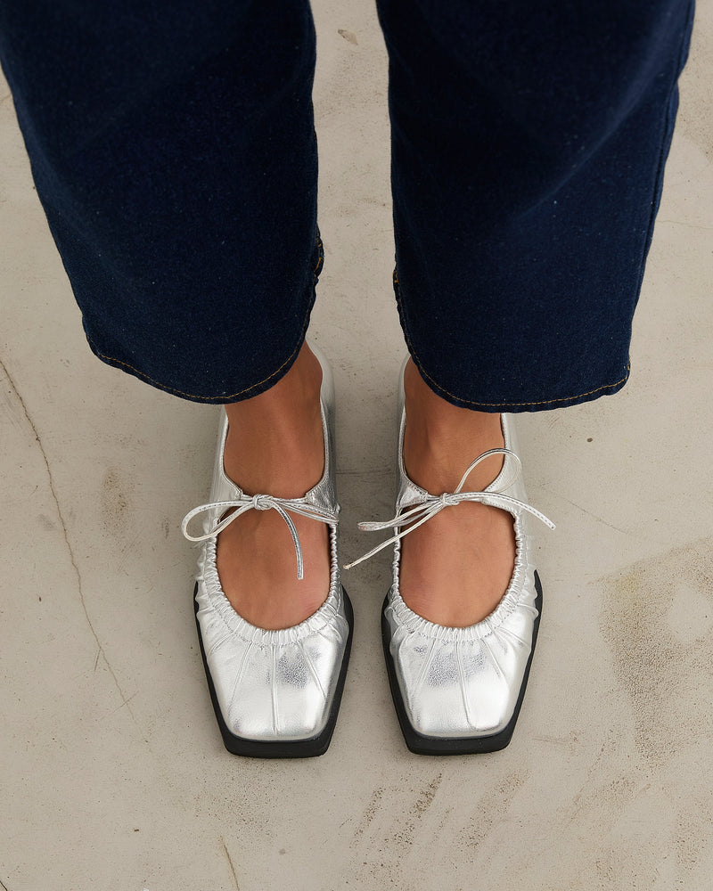 Mocasines Mace - Plata