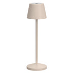 Emily - Lampe De Table Sans Fil - Acier - Beige