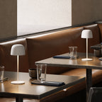 Sophia - Wireless Table Lamp - Steel - White