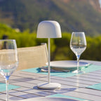 Sophia - Wireless Table Lamp - Steel - White