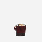 Vanessa Bruno - Mini Bolso Cubo Holly - Burdeos