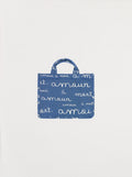 Mini Amour Jacquard Denim Cabas
