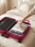 Set de Almacenamiento al Vacío para Viaje: 8 Bolsas de Compresión + Bomba Eléctrica