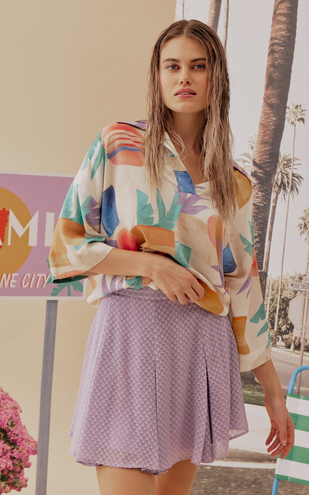Modetrotter - Sierra Calusa Lilas Skirt