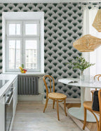 Rollo de papel pintado Mosaic - Gris