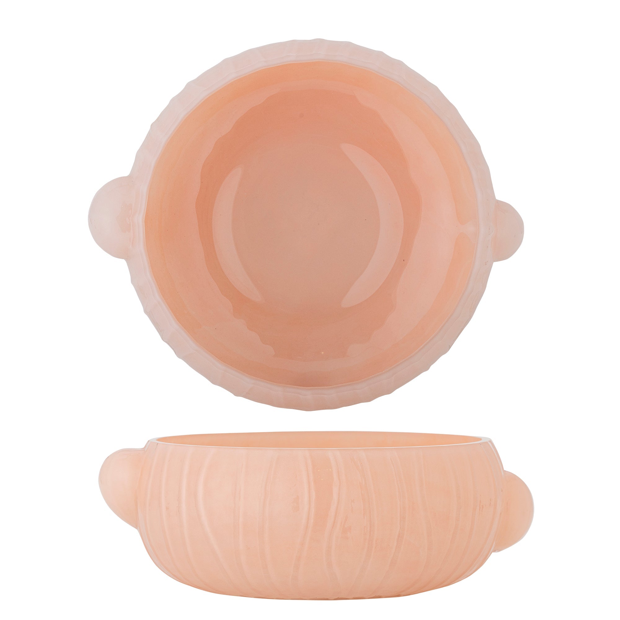 Lalie - Set of 4 Bowls - Dusty Pink - Glass