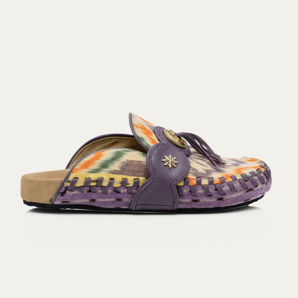 Georgette Lasso Fabric Mules