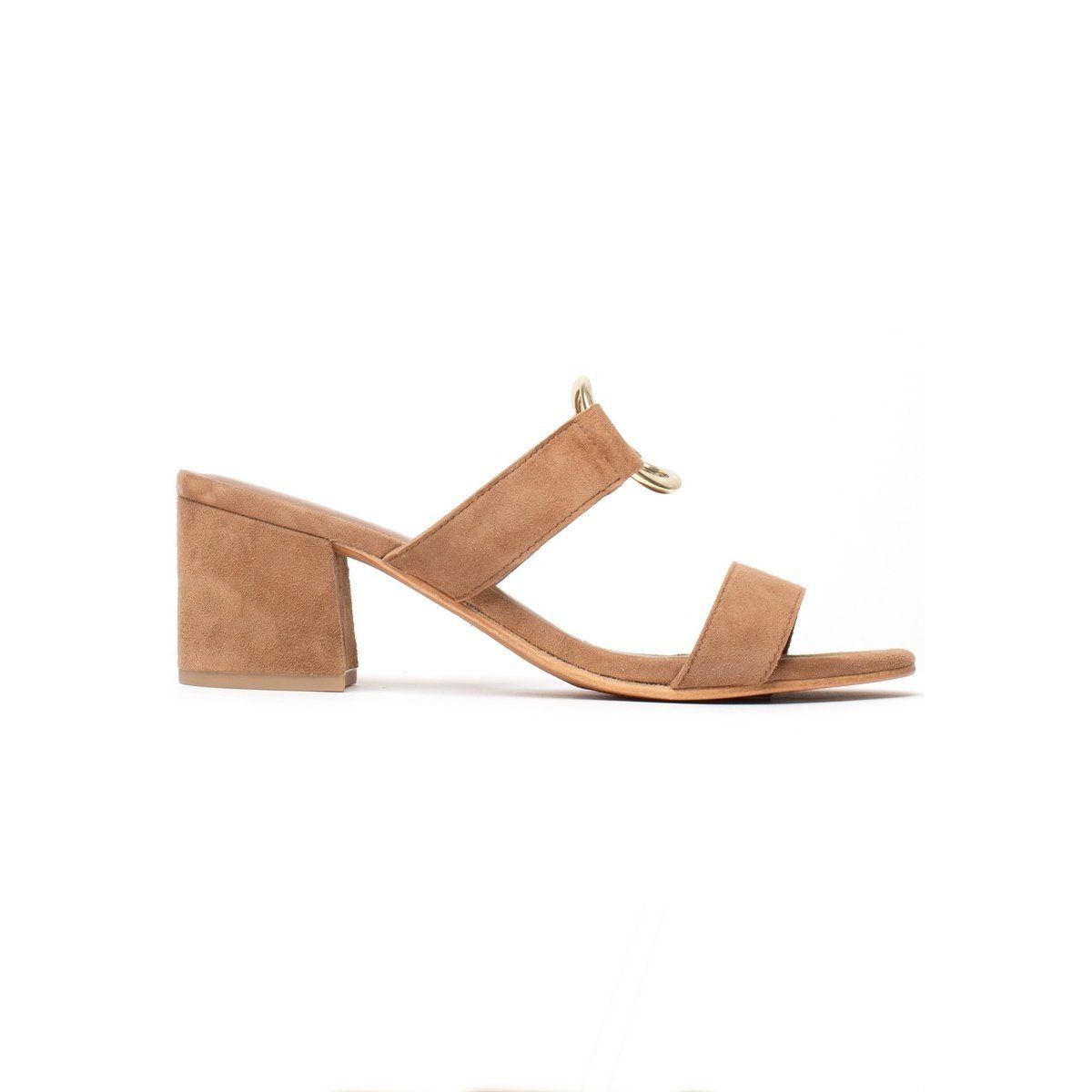 Les Bagatelles - Sandales Talons Jolan - Camel