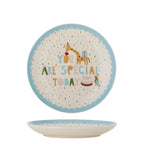 Celebrate - Set of 6 Plates - Blue - Stoneware