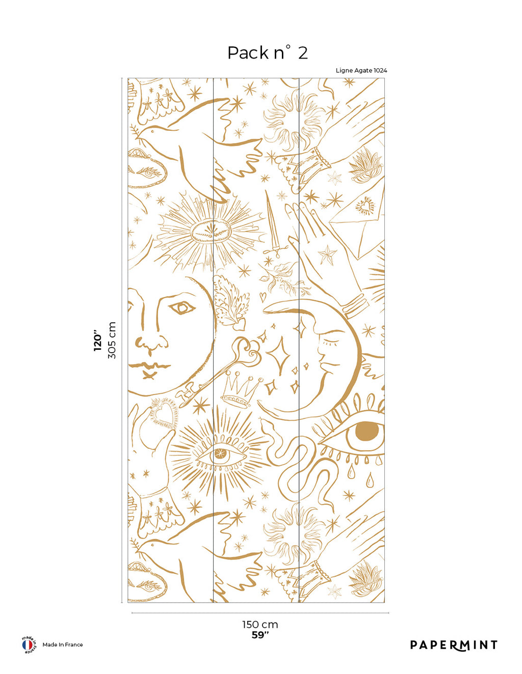 Fresque Mystic - Agate