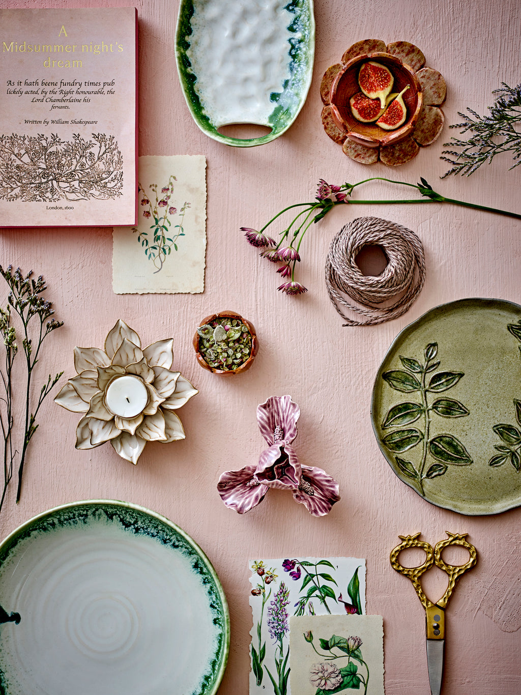 Rosali - Objeto Decorativo - Violeta - Gres